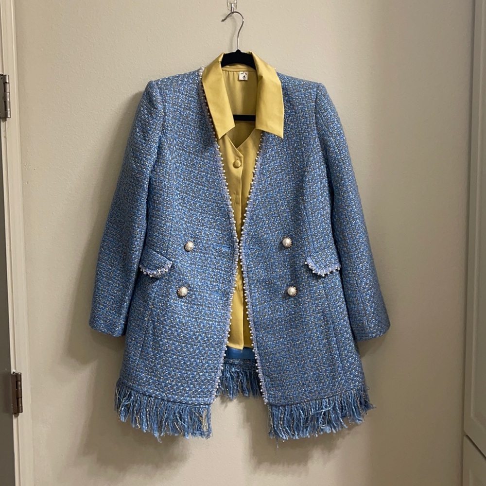 Blazer coat Cha💄Nel Style!